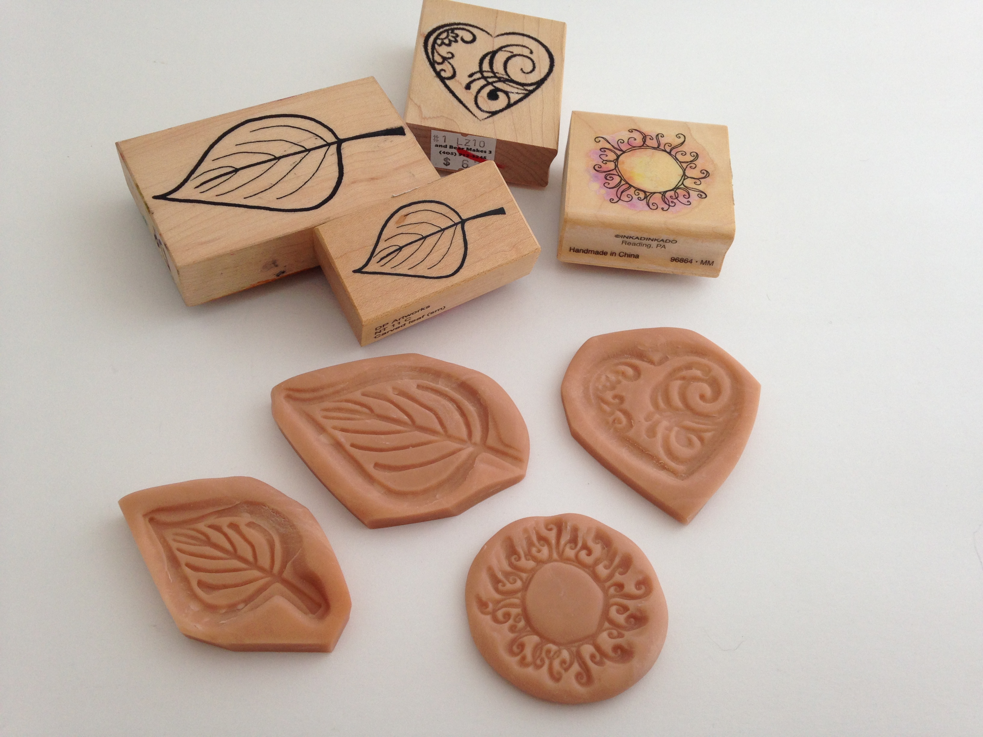 How to make a handmade logo stamp for your clay projects