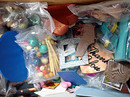 Shoebox of Polymer Clay Pieces