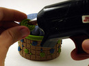 Pincushion Step 4: Attach Button to Assembled Pincushion